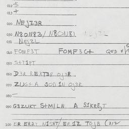 Eastern questionnaire, answ...