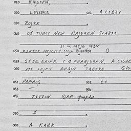 Eastern questionnaire, answ...