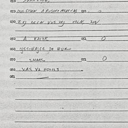 Eastern questionnaire, answ...
