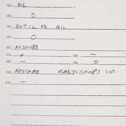 Eastern questionnaire, answ...