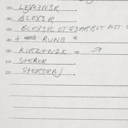 Eastern questionnaire, answ...