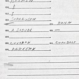 Eastern questionnaire, answ...