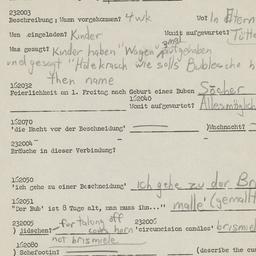 Western questionnaire, answ...