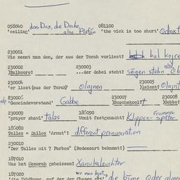 Western questionnaire, answ...