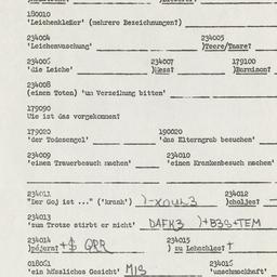 Western questionnaire, answ...