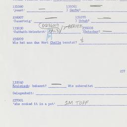 Western questionnaire, answ...