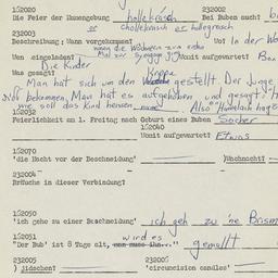 Western questionnaire, answ...