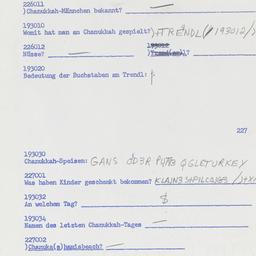 Western questionnaire, answ...