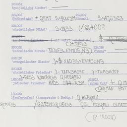 Western questionnaire, answ...