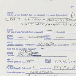 Western questionnaire, answ...