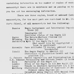 Memorandum from Ruth Moulik...