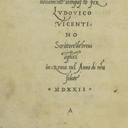 Operina di Ludouico Vicentino