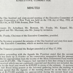 Executive Committee Meeting