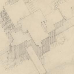 Isometric aerial view