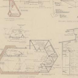 Working drawing #8: Plan, r...