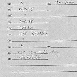 Eastern questionnaire, answ...