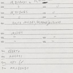 Eastern questionnaire, answ...