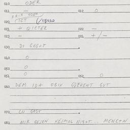 Eastern questionnaire, answ...