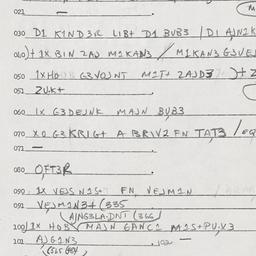 Eastern questionnaire, answ...