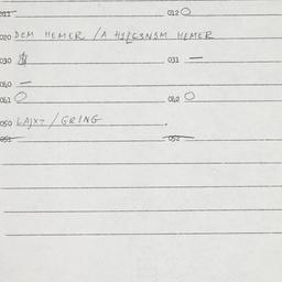 Eastern questionnaire, answ...