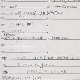 Eastern questionnaire, answ...