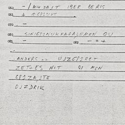 Eastern questionnaire, answ...