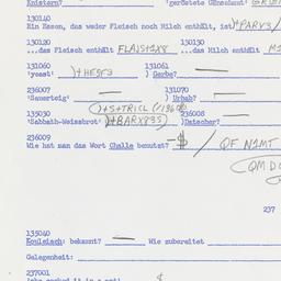Western questionnaire, answ...