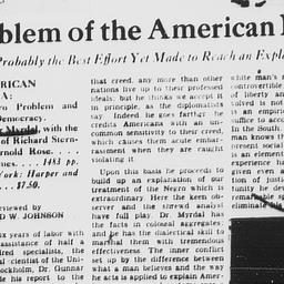 Review of AN AMERICAN DILEM...