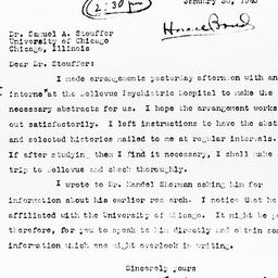 Letter from Benjamin Malzbe...
