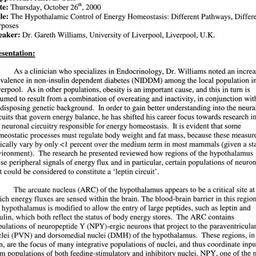 Minutes, 2000-10-26. Appeti...