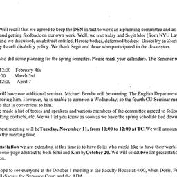 Correspondence, 2003-09-24....