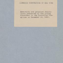 Board Meeting, 12/22/1922