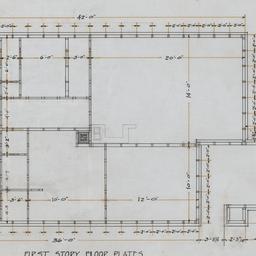 First floor plate plan