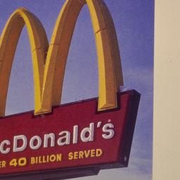 McDonald's sign.