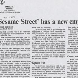 'Sesame street' has...