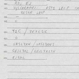 Eastern questionnaire, answ...