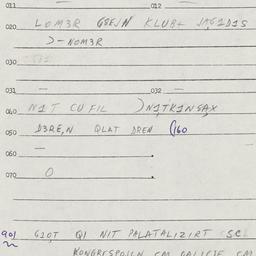Eastern questionnaire, answ...