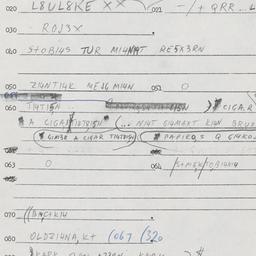 Eastern questionnaire, answ...