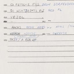 Eastern questionnaire, answ...