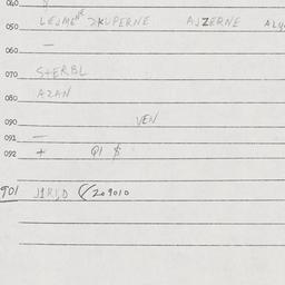 Eastern questionnaire, answ...