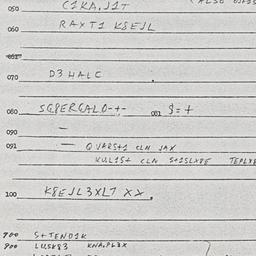 Eastern questionnaire, answ...