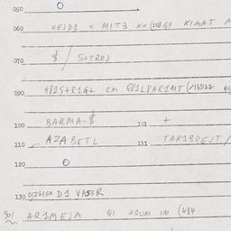 Eastern questionnaire, answ...