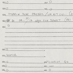 Eastern questionnaire, answ...