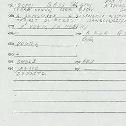 Eastern questionnaire, answ...