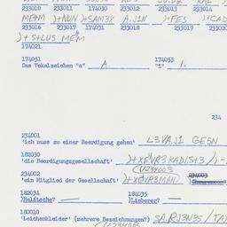 Western questionnaire, answ...