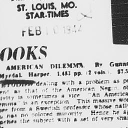 Review of AN AMERICAN DILEM...