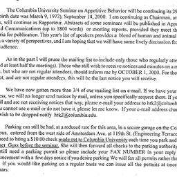 Announcements, 2000-09-14. ...
