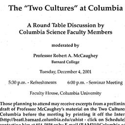 Announcements, 2001-12-04. ...