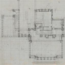 Working drawing: Main floor...