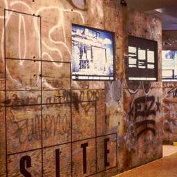 Visitors in exhibition.